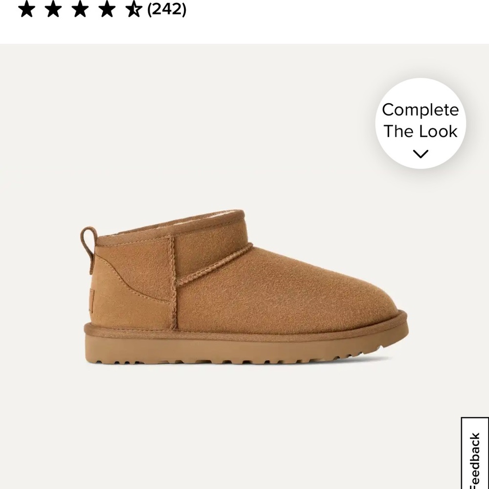 UGG Classic Ultra Mini chestnut size 9 women’s